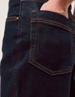 High Waisted Wide Leg Cropped Jeans