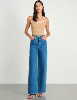 High Waisted Wide Leg Jeans