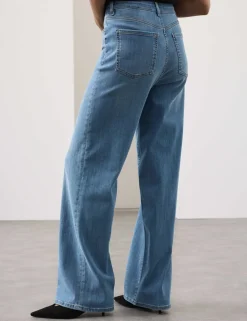 High Waisted Wide Leg Jeans