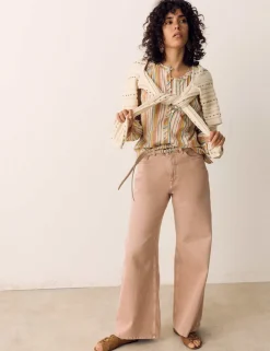 High Waisted Wide Leg Jeans