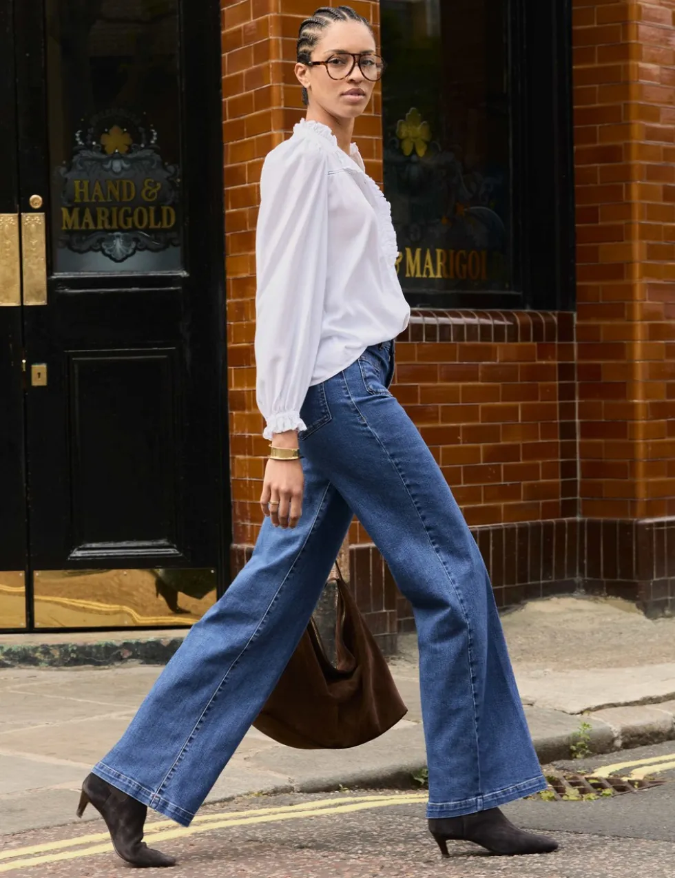 High Waisted Wide Leg Jeans