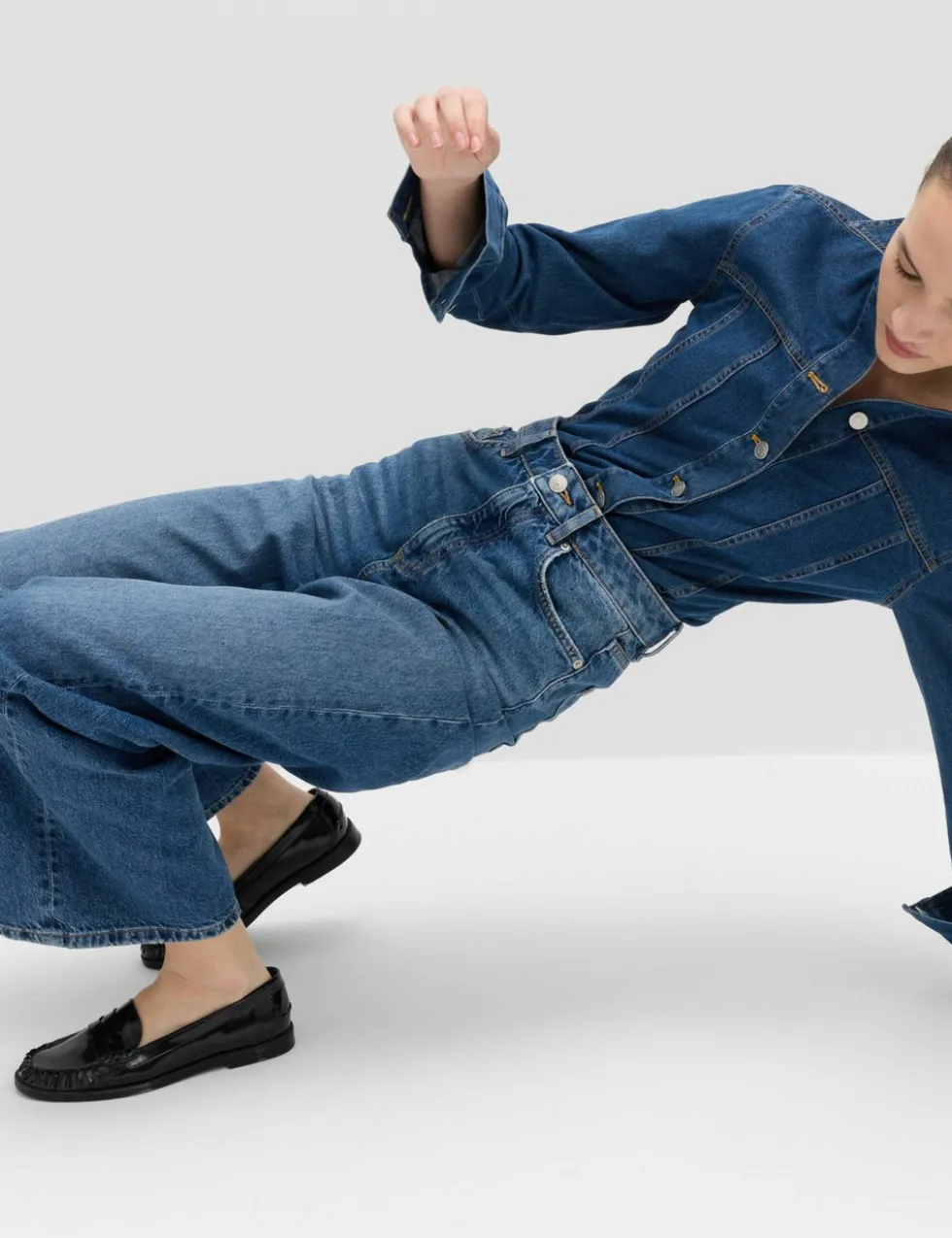 High Waisted Wide Leg Jeans