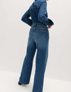 High Waisted Wide Leg Jeans