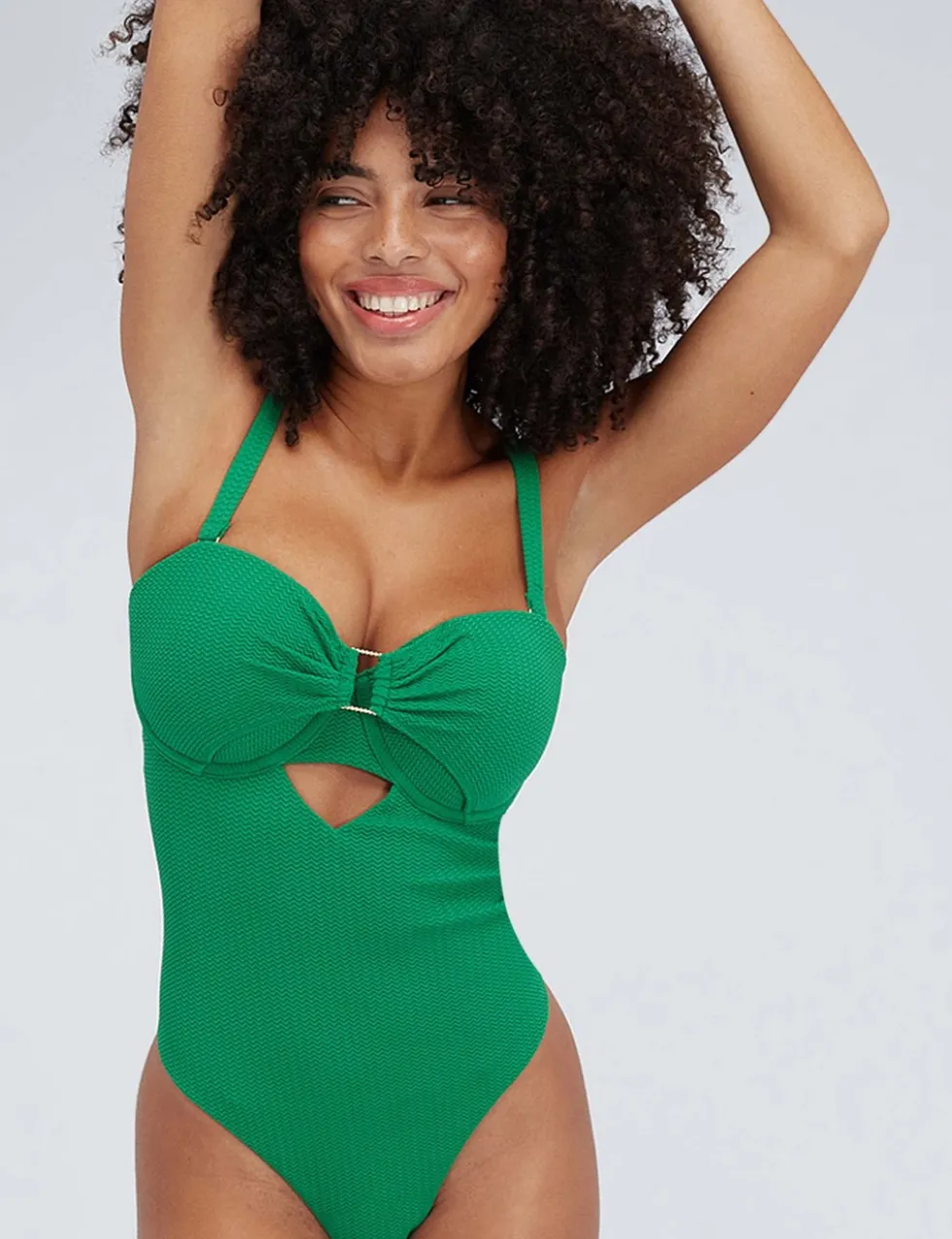 Honolulu Textured Wired Padded Swimsuit (B-F)