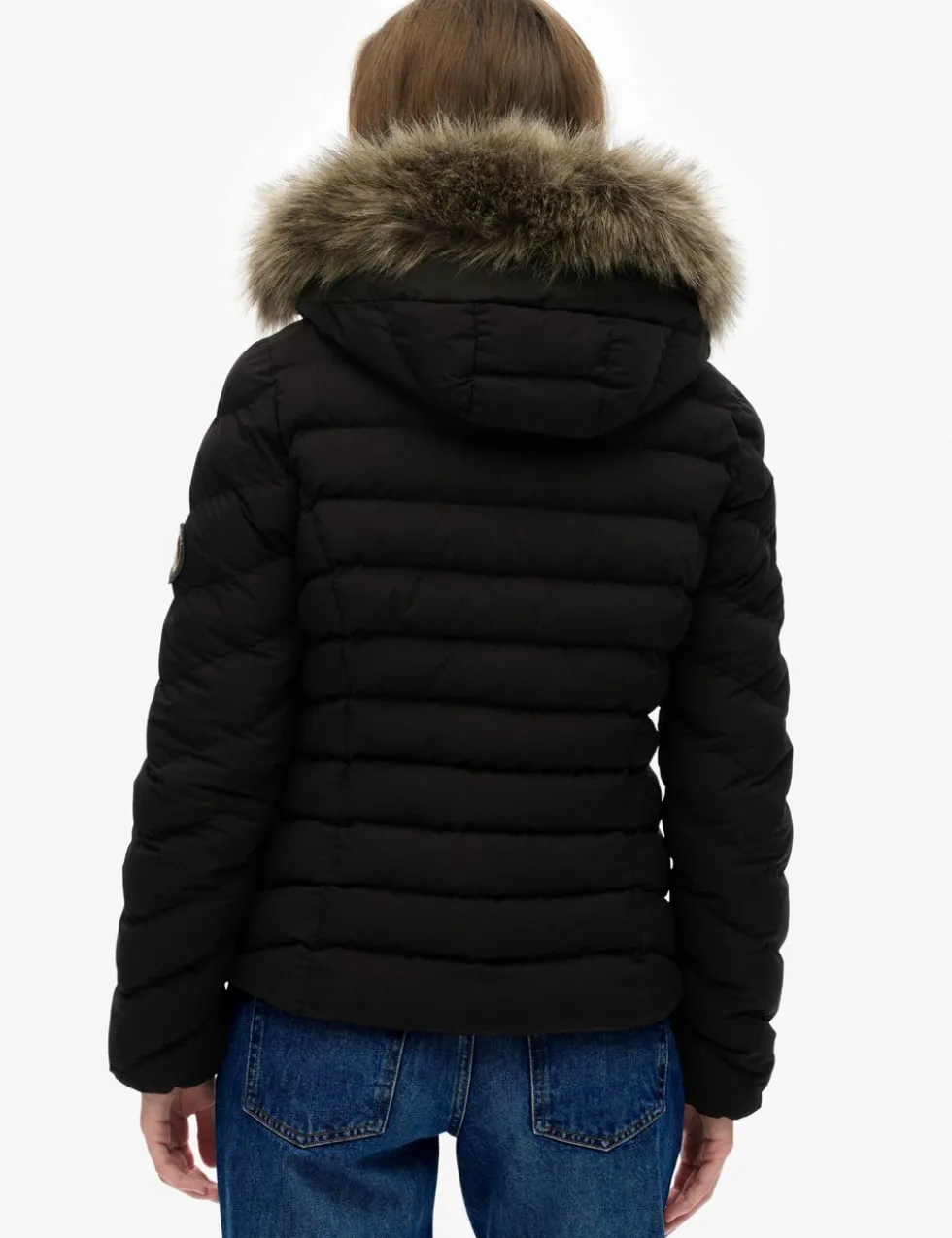 Hooded Funnel Neck Puffer Jacket
