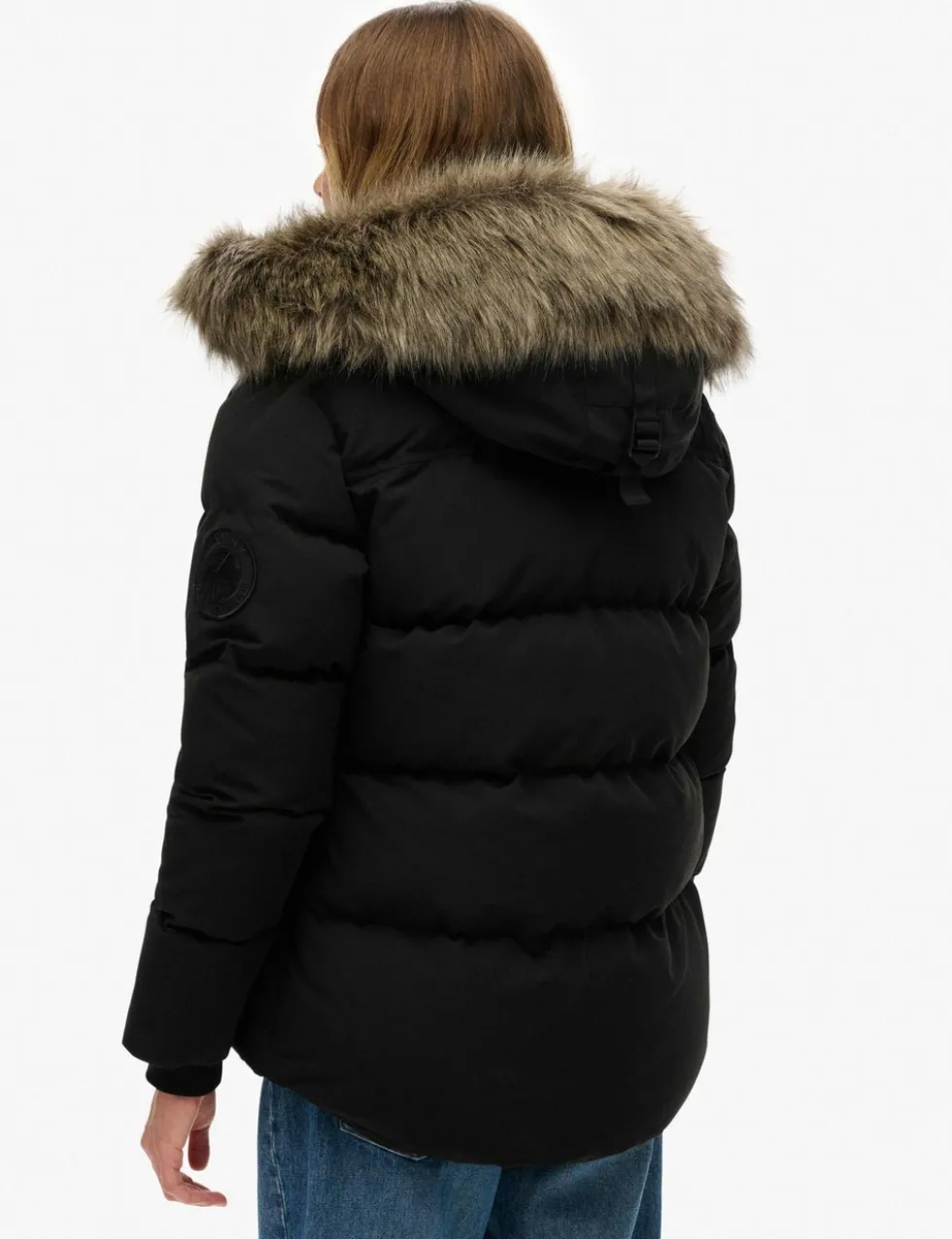Hooded Funnel Neck Puffer Jacket