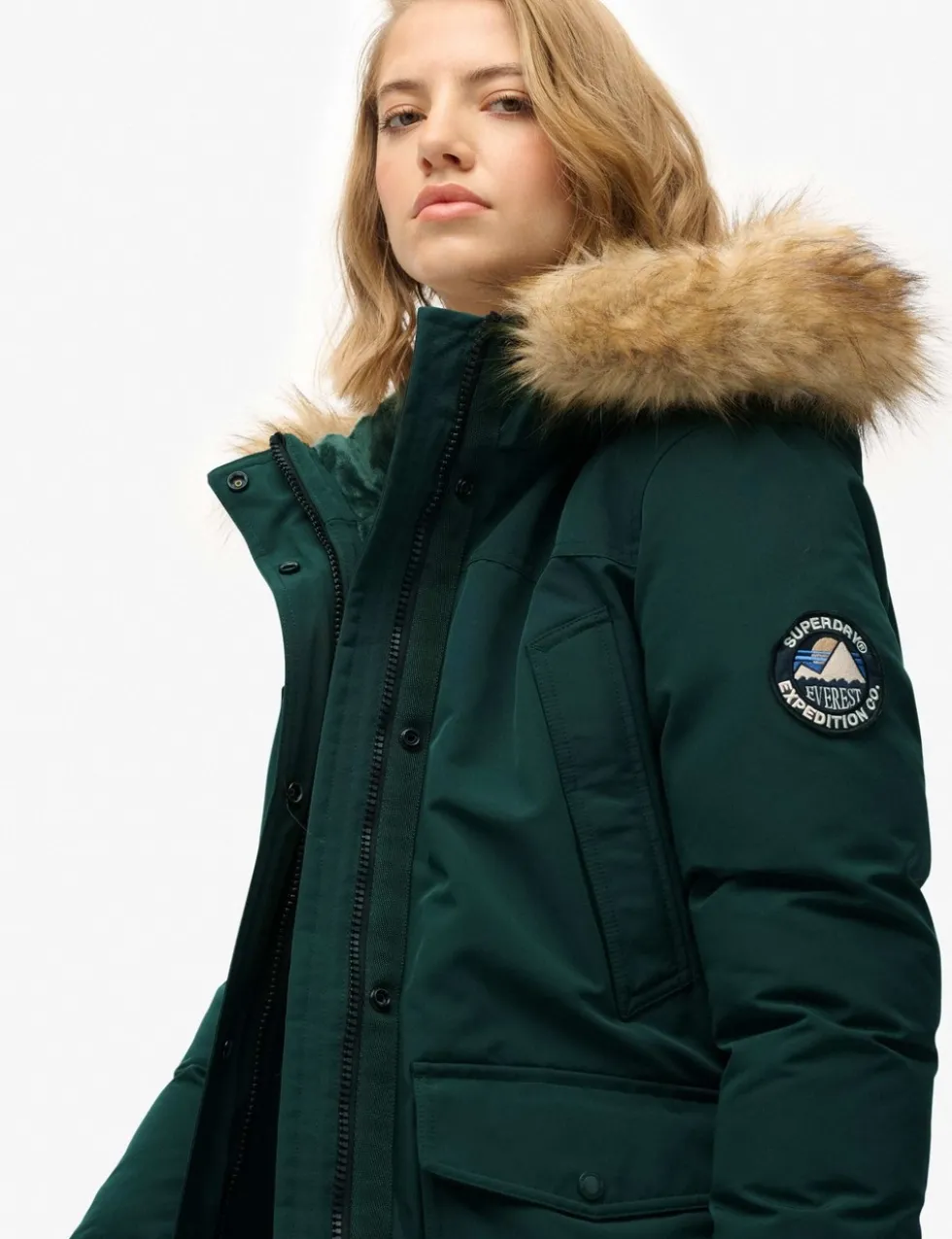 Hooded Longline Parka Coat