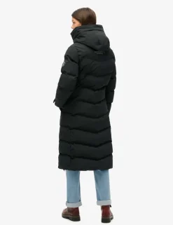 Hooded Longline Puffer Coat
