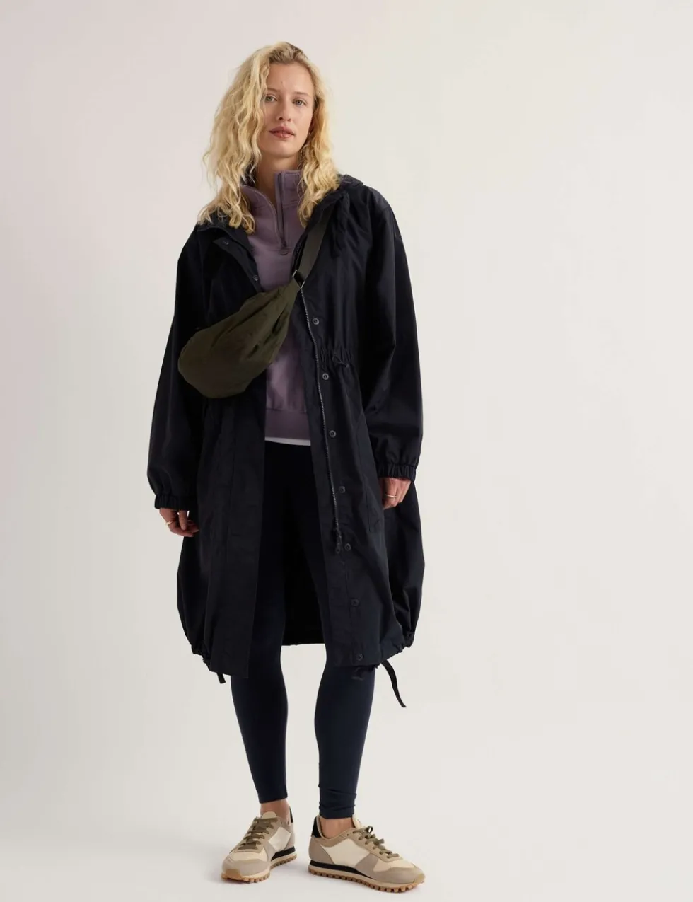 Hooded Longline Raincoat