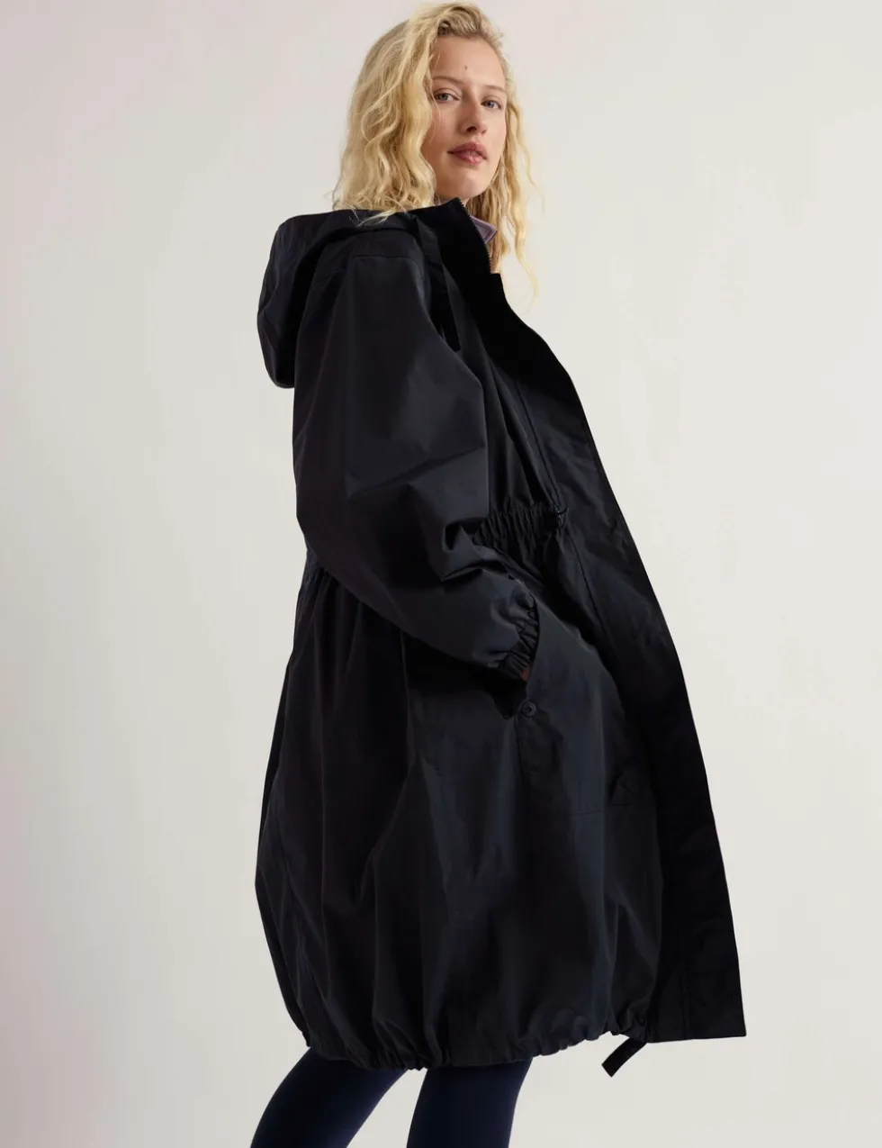 Hooded Longline Raincoat