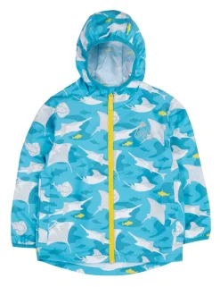 Hooded Packable Sea Creatures Raincoat (2-10 Yrs)