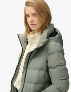 Hooded Padded Longline Puffer Jacket