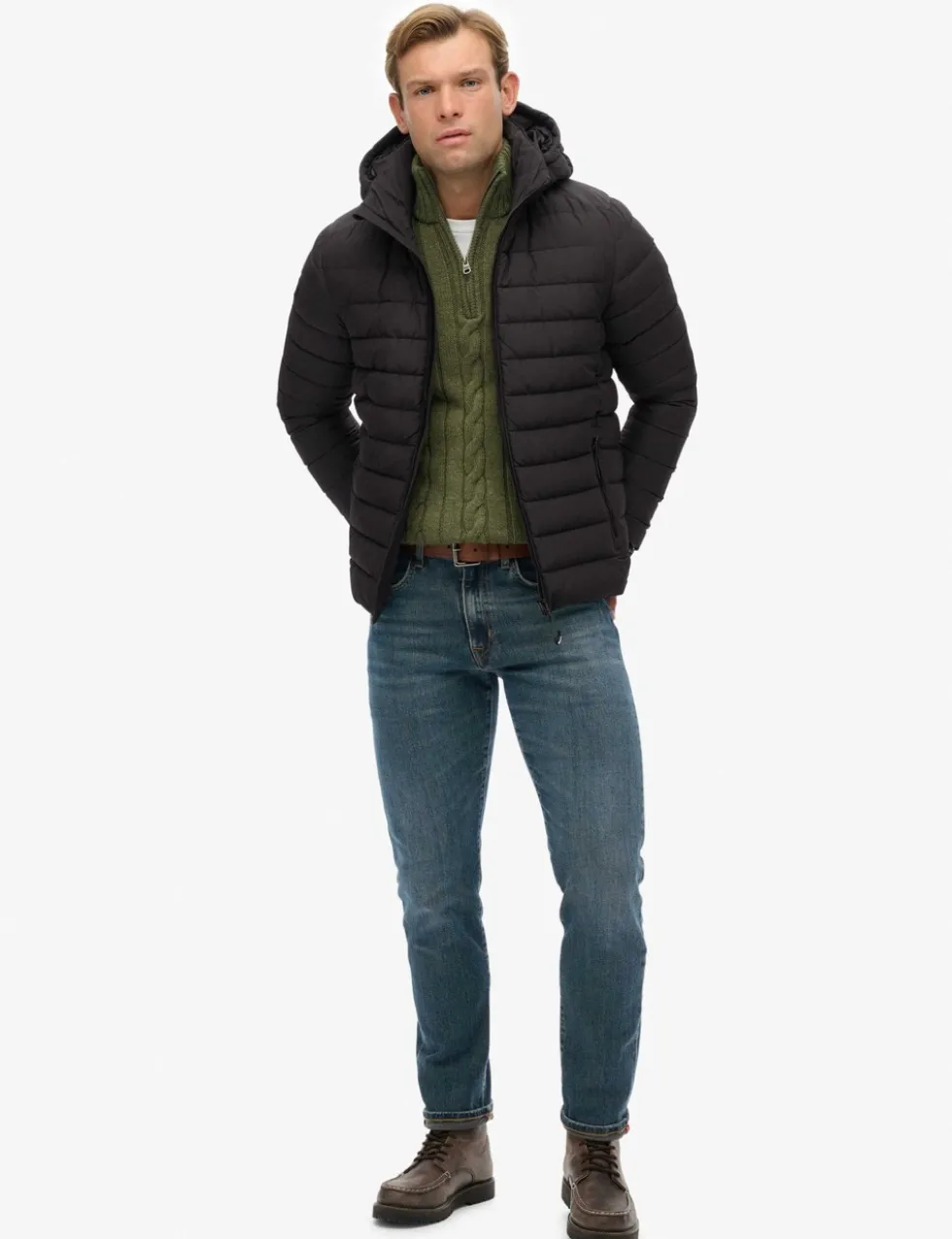 Hooded Padded Puffer Jacket