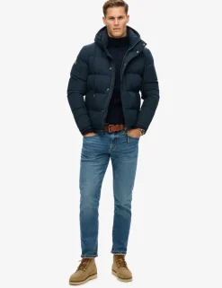Hooded Padded Quilted Puffer Jacket