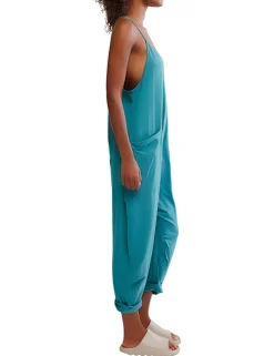 Hot Shot Cotton Rich Relaxed Jumpsuit