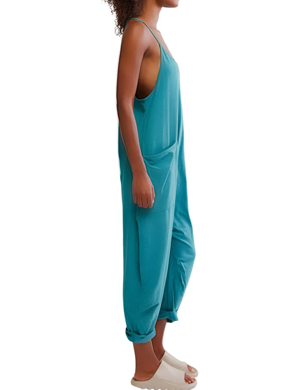Hot Shot Cotton Rich Relaxed Jumpsuit