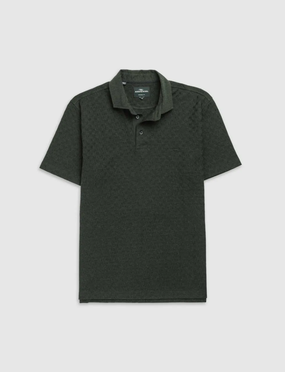 Huntsbury Pure Cotton Textured Polo Shirt