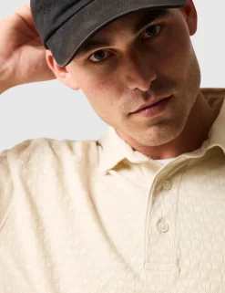 Huntsbury Pure Cotton Textured Polo Shirt
