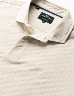 Huntsbury Pure Cotton Textured Polo Shirt