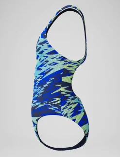 Hyperboom Print Medallist Swimsuit (4-16 Yrs)
