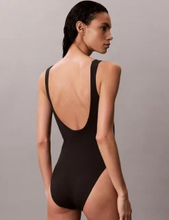 Icon Ribbed Square Neck Swimsuit