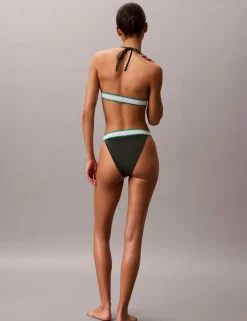 Icon Stripe High Leg Bikini Bottoms