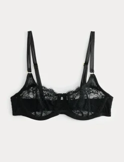 Ida Lace Wired Balcony Bra (A-E)