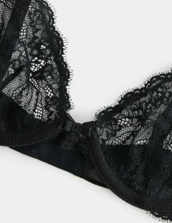 Ida Lace Wired Plunge Bra (A-E)