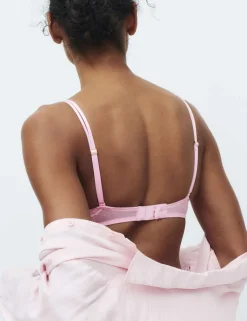 Ida Lace Wired Push-Up Plunge Bra (A-E)
