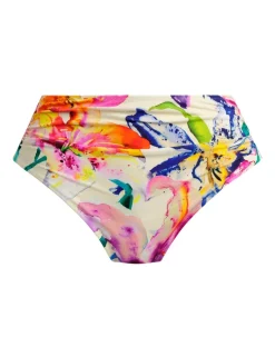 Iguazu Falls Floral High Waisted Bikini Bottoms