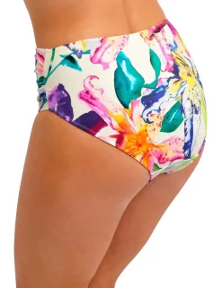Iguazu Falls Floral High Waisted Bikini Bottoms
