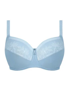 Illusion Lace Trim Wired Side Support Bra