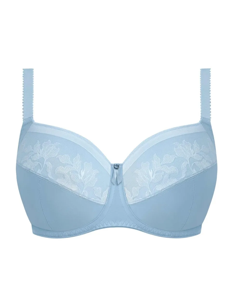 Illusion Lace Trim Wired Side Support Bra