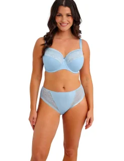 Illusion Lace Trim Wired Side Support Bra