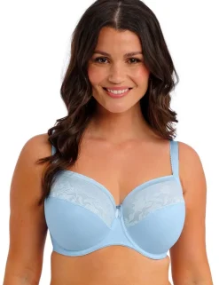 Illusion Lace Trim Wired Side Support Bra