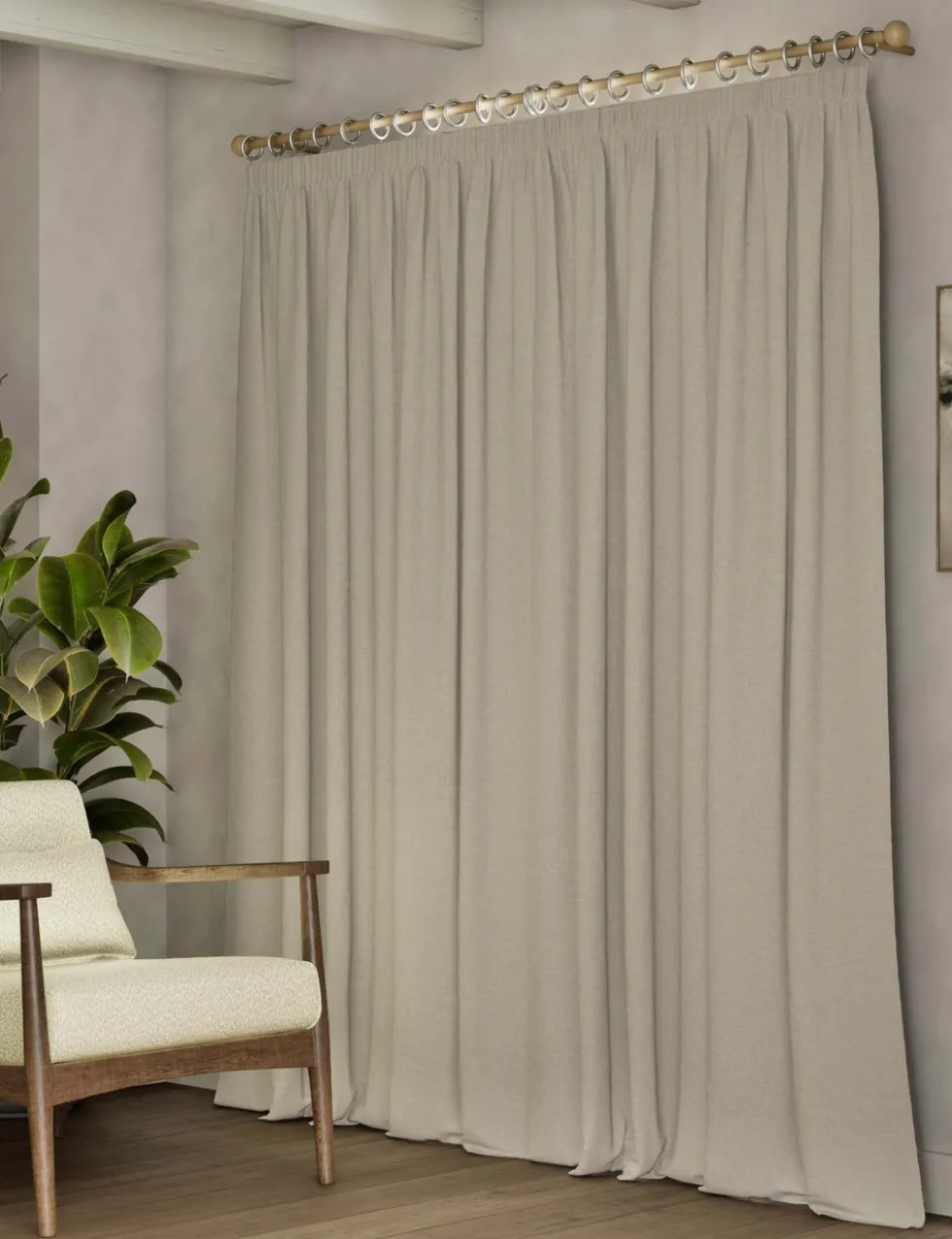 Isabelle Pencil Pleat Blackout Curtains