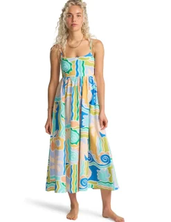 Island Life Cotton Rich Midaxi Beach Dress