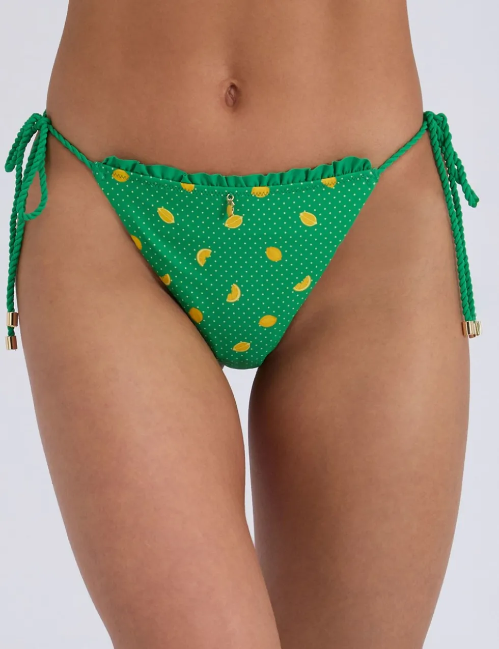 Ithaca Printed High Leg Bikini Bottoms
