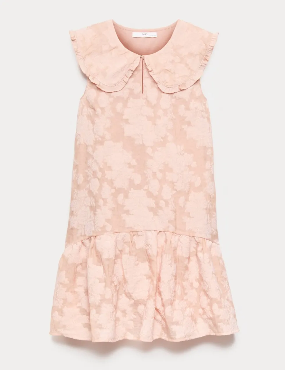 Jacquard Collared Dress (6-16 Yrs)