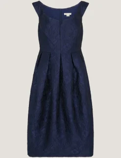 Jacquard Midi Skater Dress