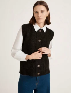Janette Round Neck Knitted Vest