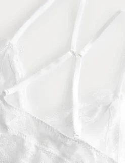 Jasmine Lace Non Wired Longline Bralette (A-E)