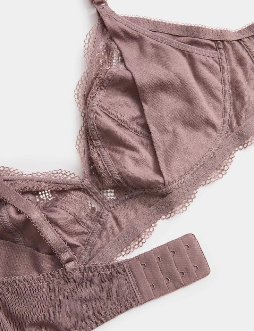 Jasmine Lace Non Wired Maternity Nursing Bra B-H
