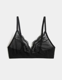 Jasmine Lace Non Wired Plunge Bra (A-E)