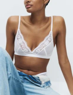 Jasmine Lace Non Wired Plunge Bra (A-E)