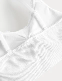Jasmine Lace Non Wired Seamfree Crop Top
