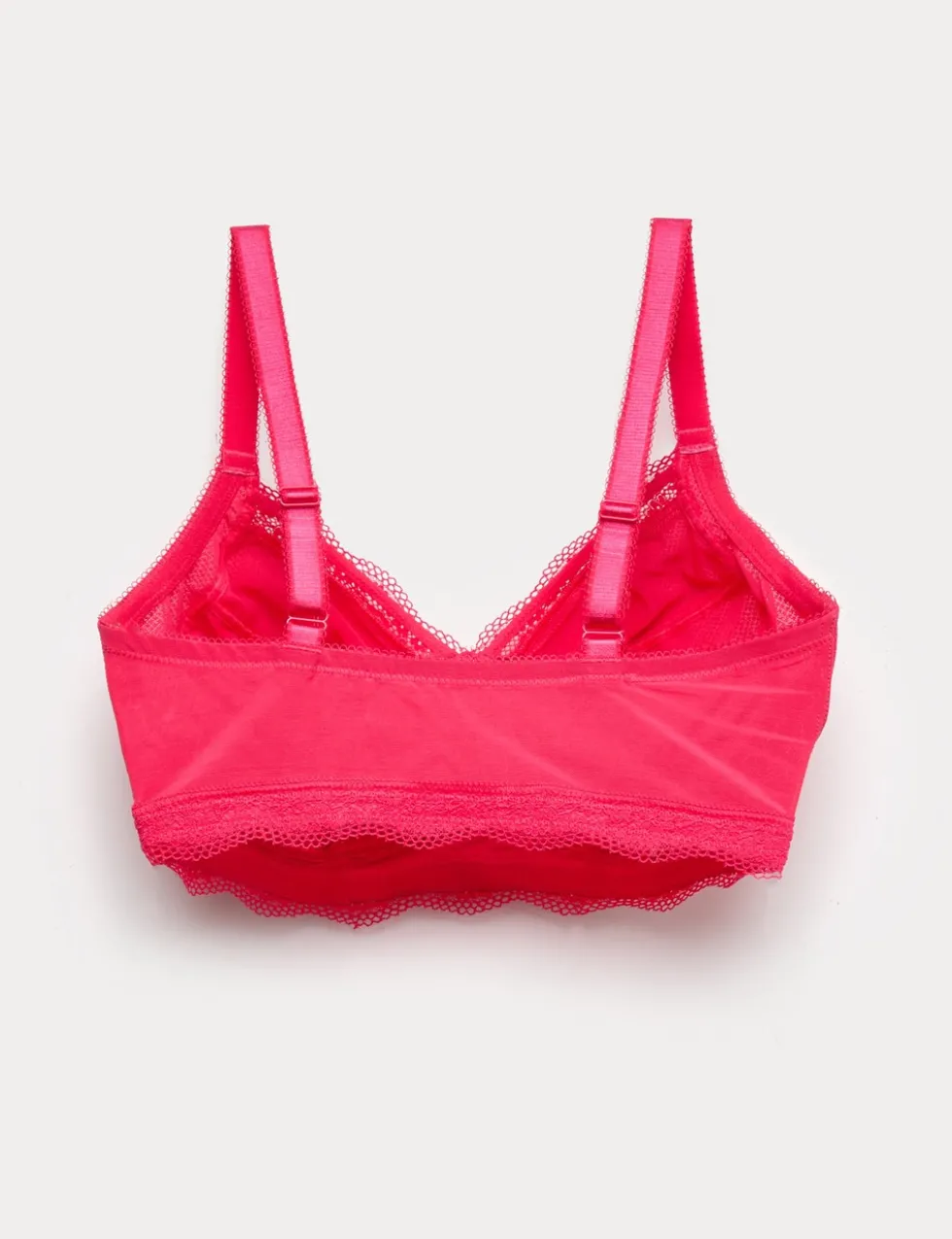 Jasmine Lace Trim Non Wired Bralette F+
