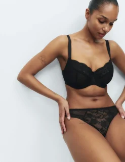 Jasmine Lace Wired Balcony Bra (F-H)