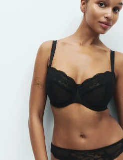 Jasmine Lace Wired Balcony Bra (F-H)