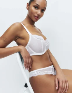 Jasmine Lace Wired Balcony Bra (F-H)